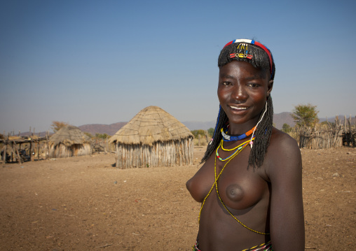 Mucawana Girl Called Fernanda, Village Of Soba, Angola
