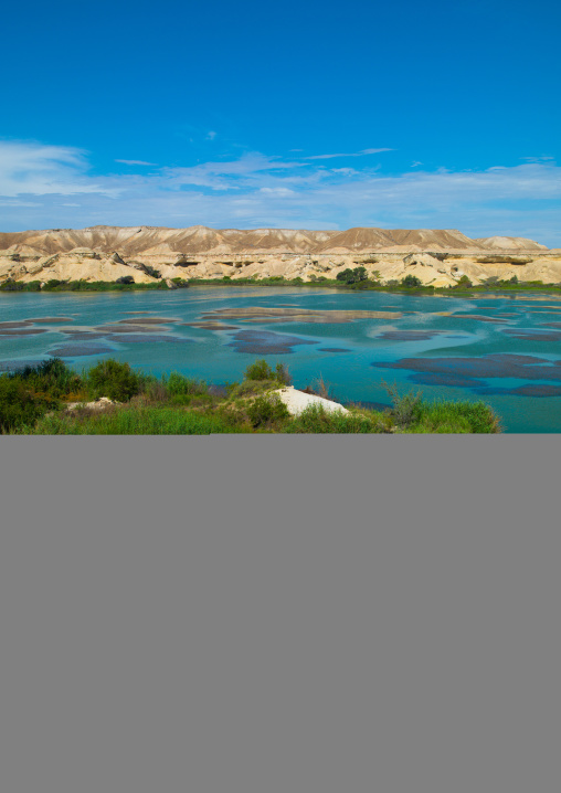 Lake Arco freshwater oasis, Namibe Province, Njambasana, Angola