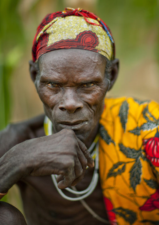 Old Mucubal Chieftain, Virie Area, Angola
