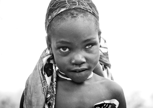Young One Eyed Mukubal Girl, Virie Area, Angola