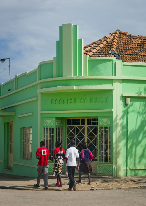 Old Portuguese Colonial Building In Lubango, Angola