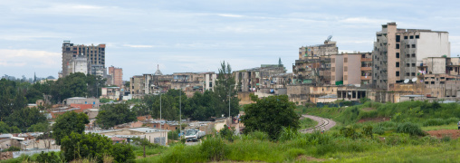 Panorama Of The City Of Huambo, Angola