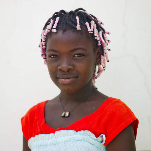 Girl With Plaits, Angola