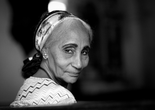 Old Woman In A Church, Benguela, Angola