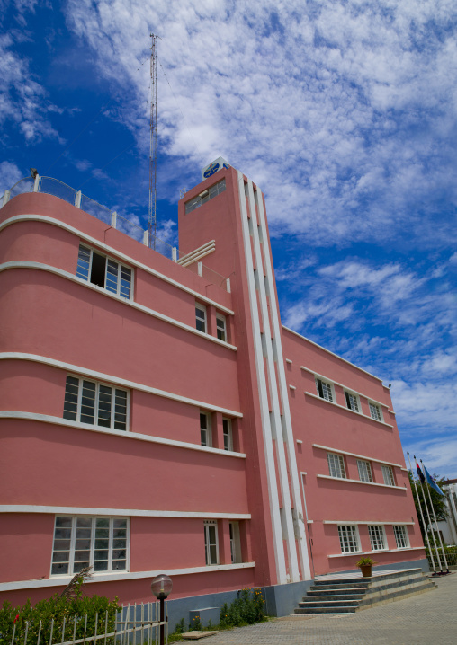 Building Of Radio Station In Benguela, Angola