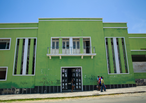 Former Portuguese Building In Namibe Town, Angola