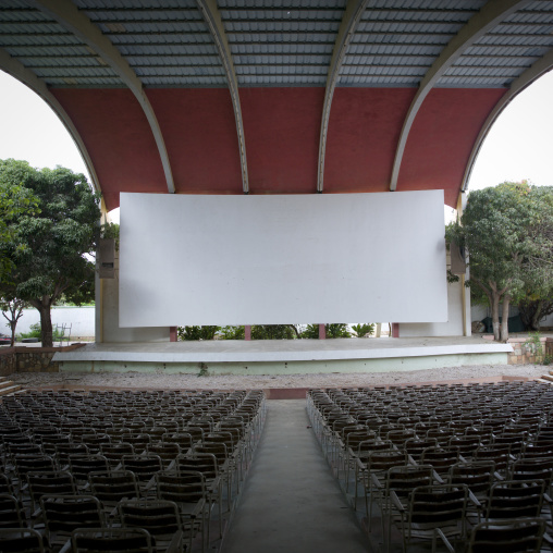 Seats Of The Impala Outdoor Cinema Theater, Namibe Town, Angola