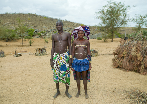 Couple Of Mukubal, Virie Area, Angola