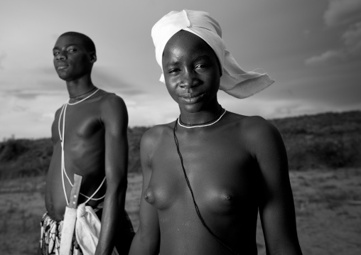 Couple Of Mukubal Teenagers, Virie Area, Angola
