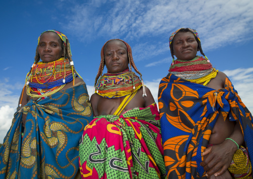 Mwila Women With Togas, Chibia Area, Angola
