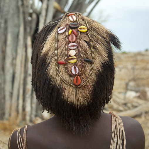 Hairstyle Of A Mucubal Girl, Virie Area, Angola