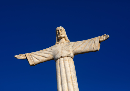 Cristo Rei statue against the blue sky, Huila Province, Lubango, Angola