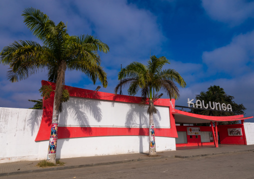 Kalunga art deco cinema theatre tuned into a discotheque, Benguela Province, Benguela, Angola