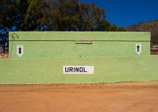 Urinal in senhora do Monte park, Huila Province, Lubango, Angola