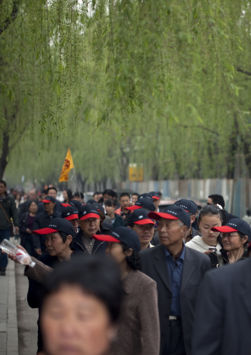 Chinese Tourists Visiting Hutong, Beijing, China