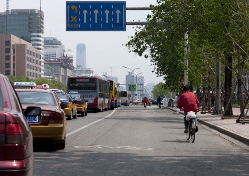 Bicycle Lane, Beijing, China