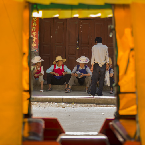 Women Resting In The Shadow, Xizhou, Yunnan Province, China