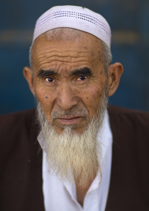Old Uyghur Man, Keriya, Xinjiang Uyghur Autonomous Region, China