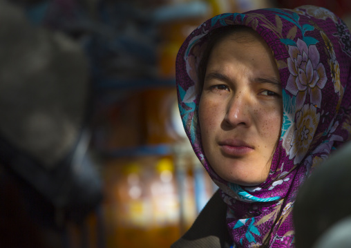 Uyghur Woman, Kashgar, Xinjiang Uyghur Autonomous Region, China