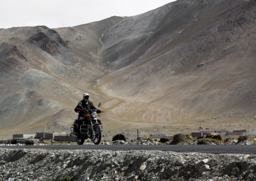 Rider Near Karakul Lake, Xinjiang Uyghur Autonomous Region, China