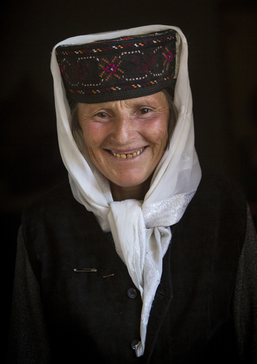 Old smiling Tajik Woman, Xinjiang Uyghur Autonomous Region, China