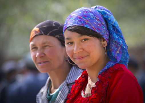 Uyghur Women, Opal Village Market, Xinjiang Uyghur Autonomous Region, China