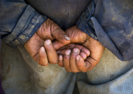 Worker Hands, Opal Village Market, Xinjiang Uyghur Autonomous Region, China