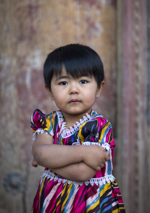 Young Uyghur Girl, Kashgar, Xinjiang Uyghur Autonomous Region, China