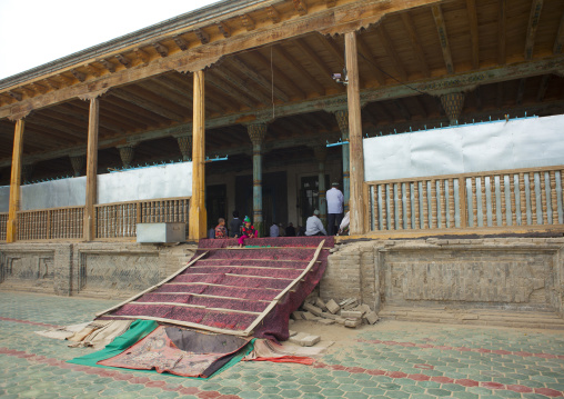 Mosque entrance, Keriya, Xinjiang Uyghur Autonomous Region, China