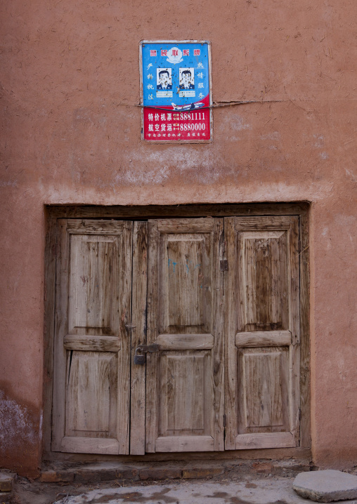 Wanted People Sign, Old Town Of Kashgar, Xinjiang Uyghur Autonomous Region, China