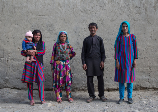 Afghan people with traditional clothing, Badakhshan province, Khandood, Afghanistan