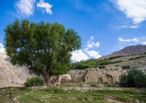 Old adobe mulsim shrine, Badakhshan province, Khandood, Afghanistan