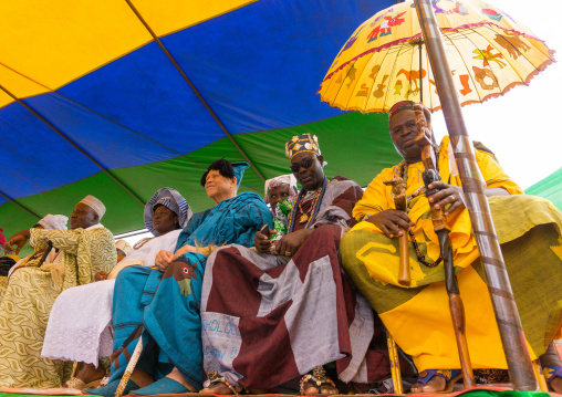 Benin, West Africa, Porto-Novo, traditional kings meeting