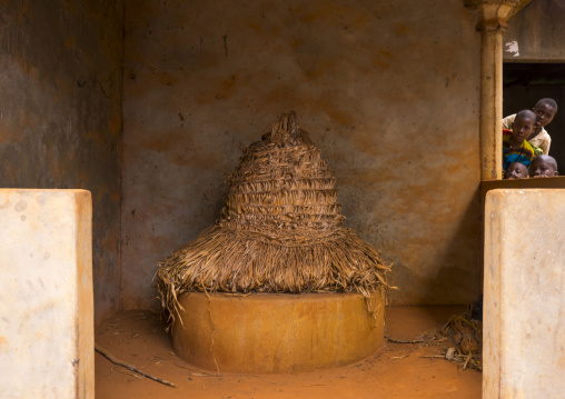 Benin, West Africa, Adjara, legba fetish on a market