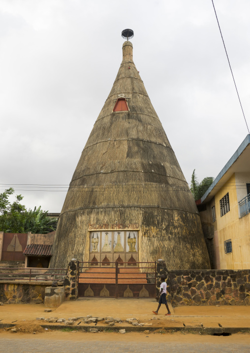 Benin, West Africa, Porto-Novo, zangbeto temple