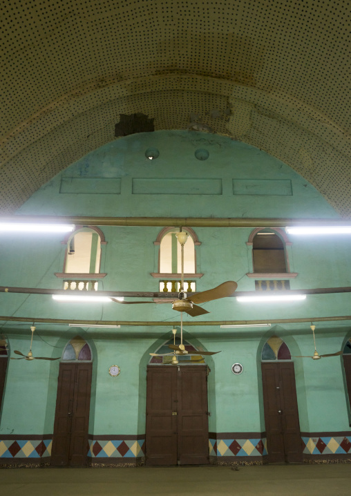 Benin, West Africa, Porto-Novo, praying room inside the great mosque