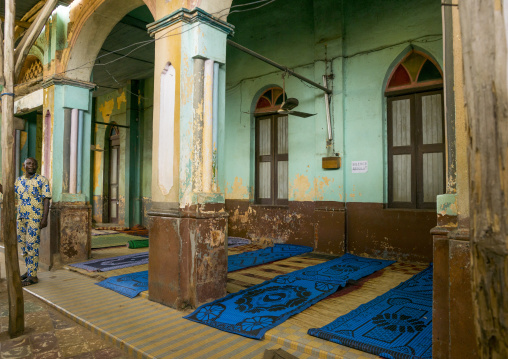 Benin, West Africa, Porto-Novo, praying room outside the great mosque