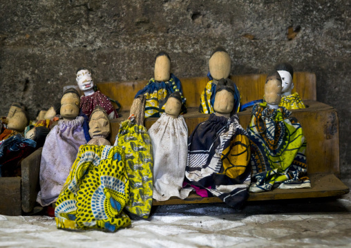 Benin, West Africa, Bopa, carved wooden figures made to house the soul of dead twins