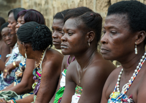 Benin, West Africa, Bopa, women during a voodoo ceremony