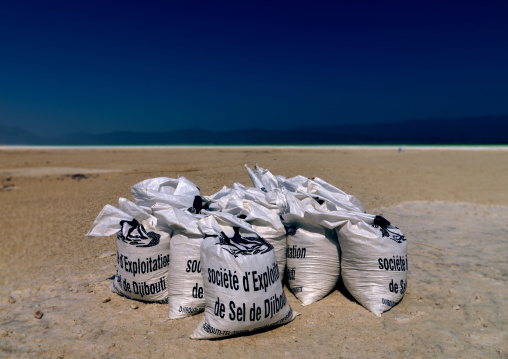 Bags Of Salt, Lake Assal, Djibouti