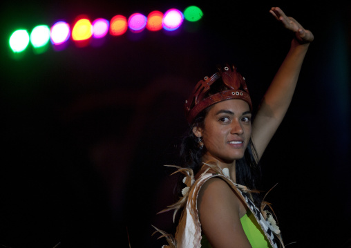Lili Pate Coronation During Tapati Festival, Easter Island, Chile