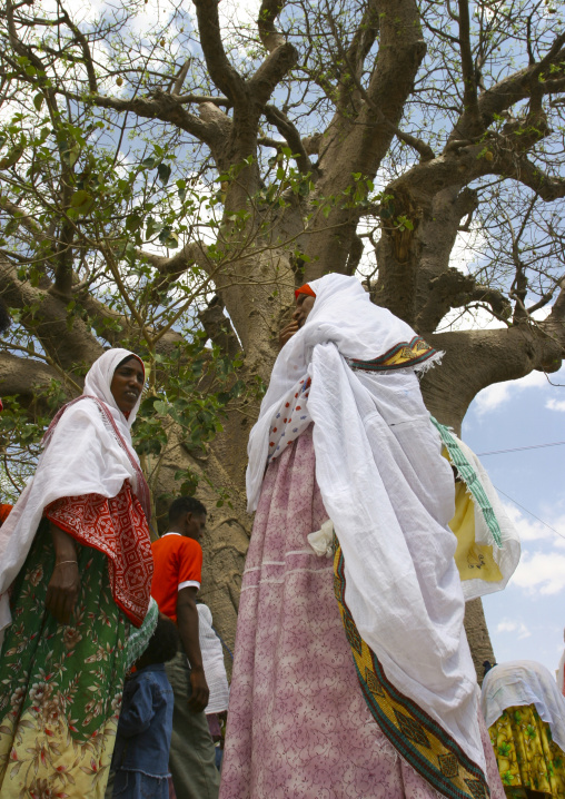 Women At Festival Of Mariam Dearit, Keren, Eritrea