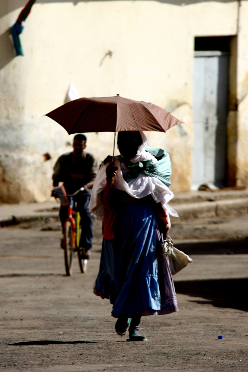 People In Asmara Street, Eritrea