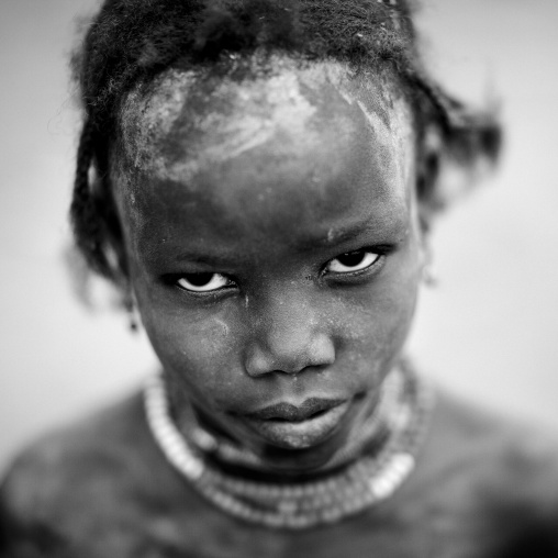 Young Dassanech Girl With Persuasive Look Omo Valley Ethiopia