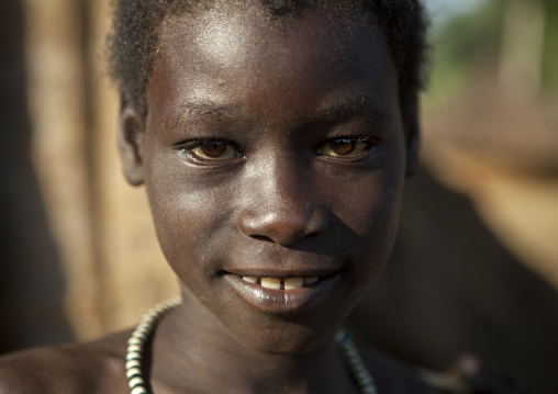 Anuak Child Boy In Abobo, The Former Anuak King Village, Gambela Region, Ethiopia