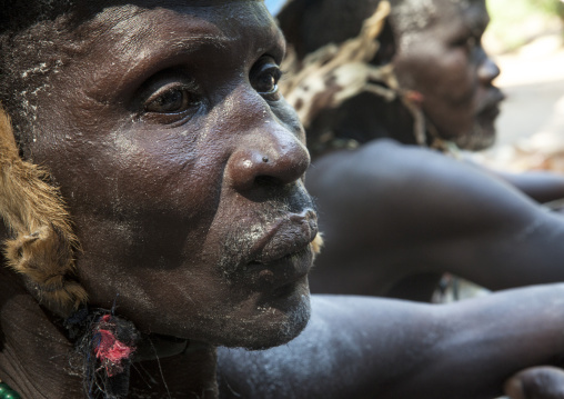 Old Man From Anuak Tribe In Traditional Clothing, Gambela, Ethiopia