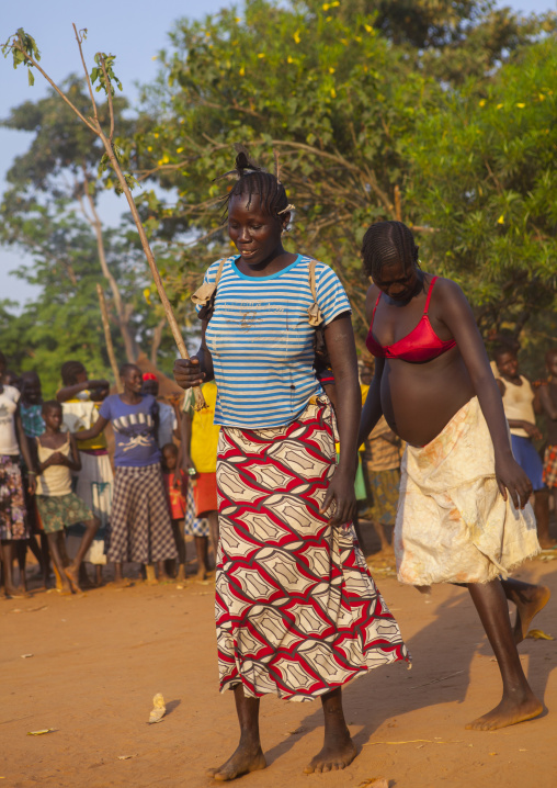 Majang Tribe Dancing For A Celebration, Kobown, Ethiopia