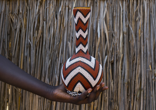Anuak Tribe Decorated Coffee Pot, Gambela, Ethiopia