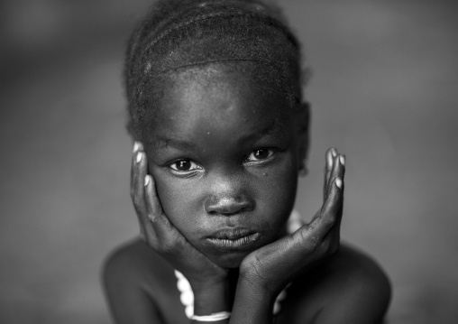 Nuer Tribe Little Girl, Gambela, Ethiopia
