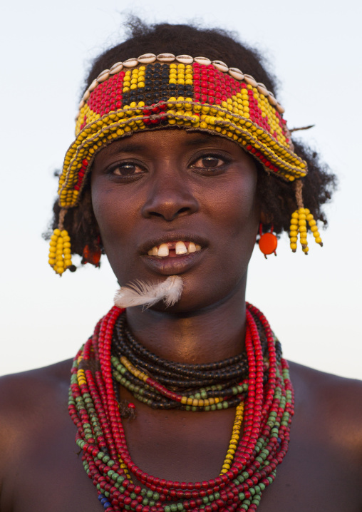 Mrs Gnikoriyo, Dassanech Tribe Woman, Omorate, Omo Valley, Ethiopia